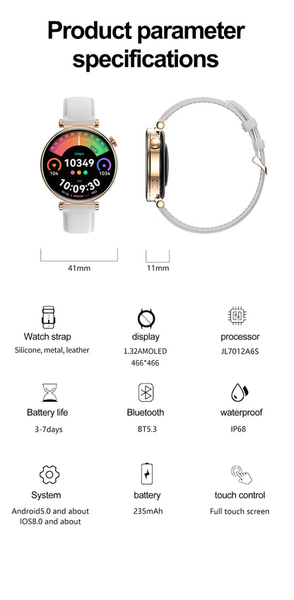 2025 For Original HUAWEI Watch GT5 Mini 40mm Women Smart Watch MenBluetooth Call GPS track AMOLED NFC Bluetooth Call smartwatch