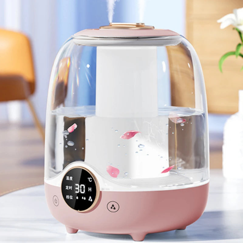 Double Spray 3L High Capacity Humidifier Colorful Lighting Household Office Desktop High Fog Air Humidifier Air Purifier