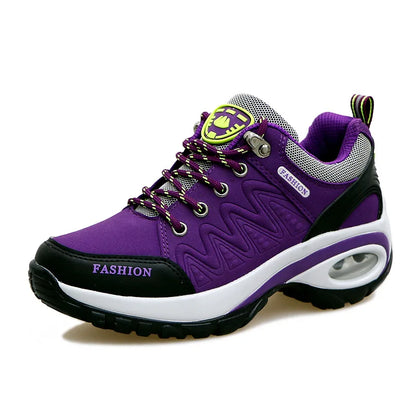 Women Sports Shoes Platform Sneakers Fashion Outdoor Hiking  Non-Slip Casual Shoes Low Top Running Shoes Women Footwear