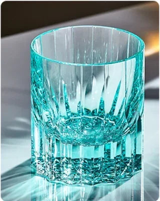 Hand-carved Light Luxury Premium Star Mang Glass Beer tumbler Home Wine Glass Engraved Thick Whiskey Glass Crystal cup