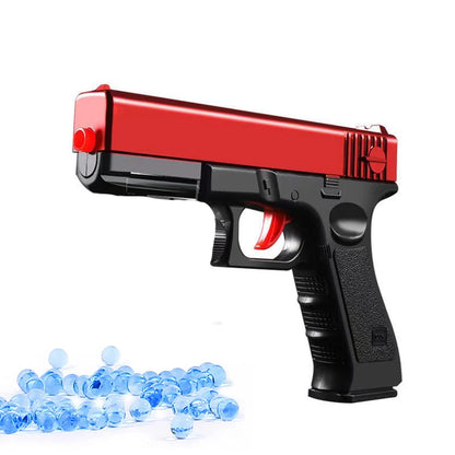 Manual G17 Gel Blaster Toy Gun With Laser Soft Bullet Airsoft Pistol Outdoor Sports CS Game Weapon for Children Gift