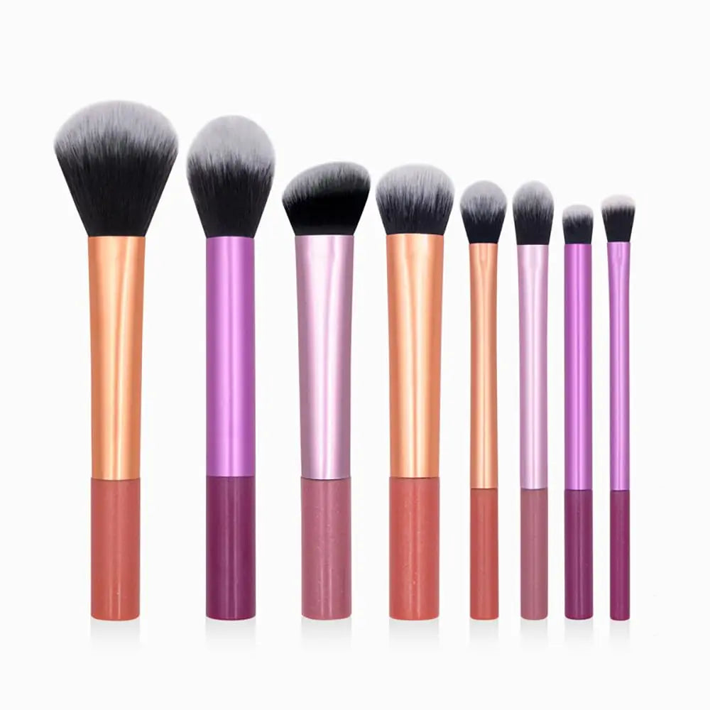 8PCS Makeup Brushes Set For Cosmetic Foundation Powder Blush Eyeshadow Kabuki Blending Real Techniques Make Up Brush Beauty Tool