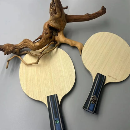 High Quality 5 Wood+2 ALC Table Tennis Blade 7-layer VIS Fan ALC Engraved Structure Base Plate Racket For Competition