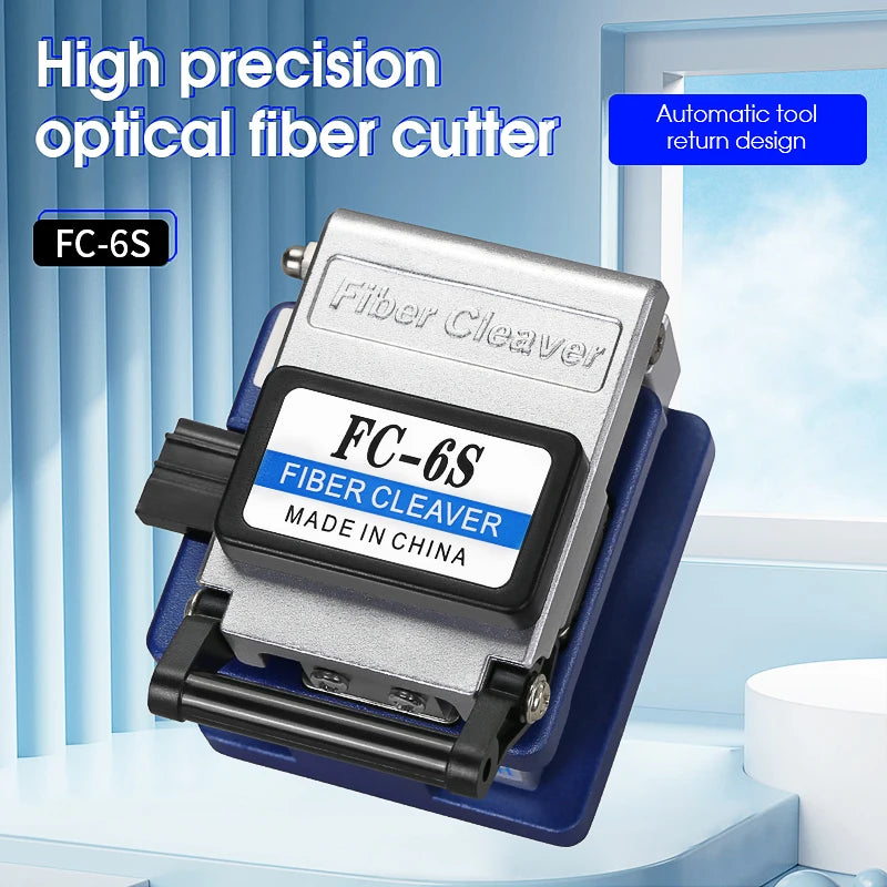 Ftth Tool Fiber Cleaver FC-6S Optical Fiber Cutting Knife Fiber Optic Cutter Cold Contection Dedicated Metal