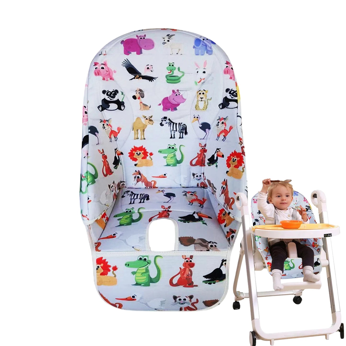 Baby Dining Chair Seat Cushion For Peg Perego for Siesta Zero3 for Baoneo for Kosmic Jané Oxford cloth Child Dining Chair Cover