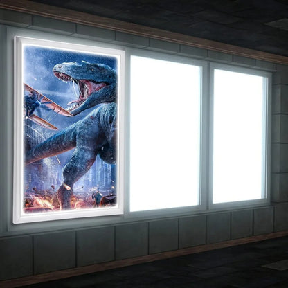 24 x 36 Inch LED Movie Poster Frame Home Theater Wall Mounted Advertising Picture Frame Display Led Light Box Sign