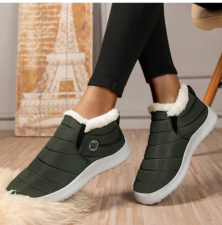 2025 Women Waterproof Shoes Sneakers Winter Plus Size Platform Shoes Flat Platform Sneakers Breathable Outdoor Shoes Woman Mujer