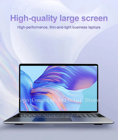 2025 New Laptop Global Version Intel N3700 Ultra Thin 14.1-inch HD Screen 16G+2048G DDR4 High Speed WIFI 5+Office computer