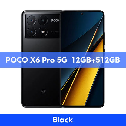 POCO X6 Pro 5G Global Version Smartphone Dimensity 8300-Ultra 6.67"Flow AMOLED DotDisplay 64MP NFC