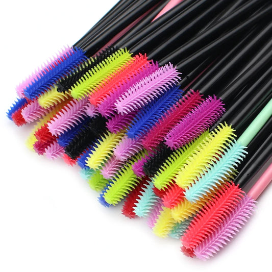 5/25 PCS Silicone Mascara Wands Applicator Disposable Eyelash Brushes Comb Beauty Makeup Brush For Women Eyelash Extension tools