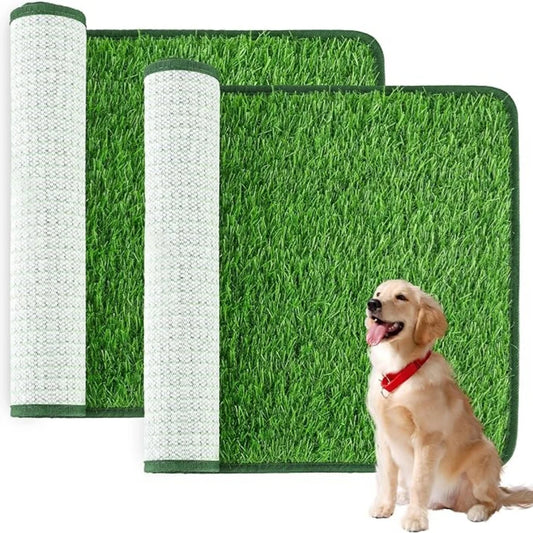 Artificial Grass Dog Potty Pad - Easy ToClean, Odor Resistant,Indoor/OutdoorPet Training Solution