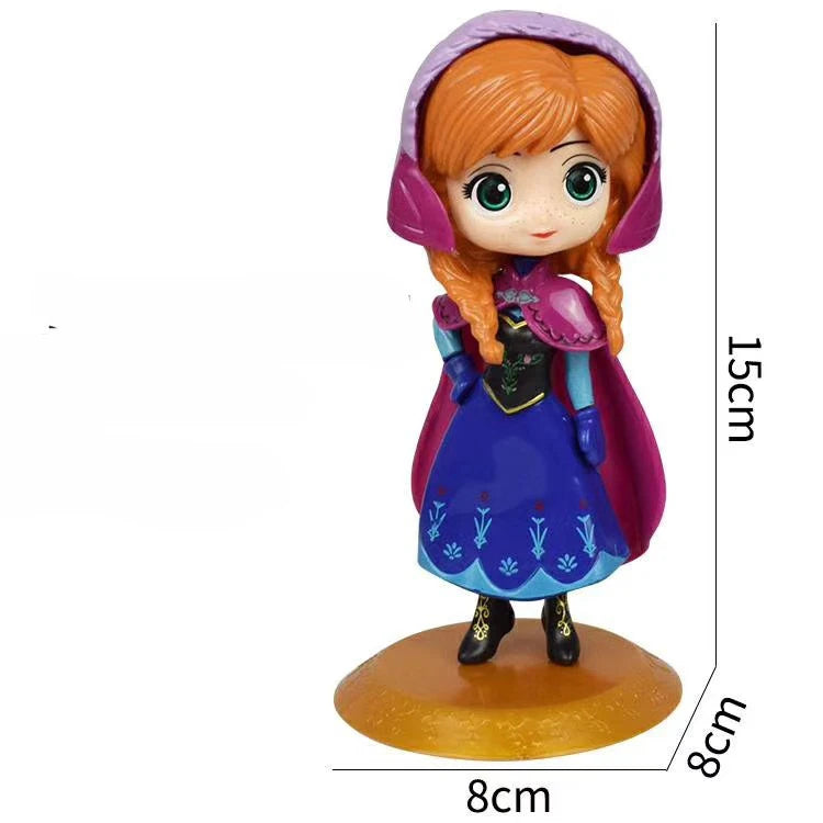 Disney Frozen Theme Cake Decoration Anna Elsa Princess Furnishing Articles Caketopper For Girl Birthday Party Cake Decor Supplie