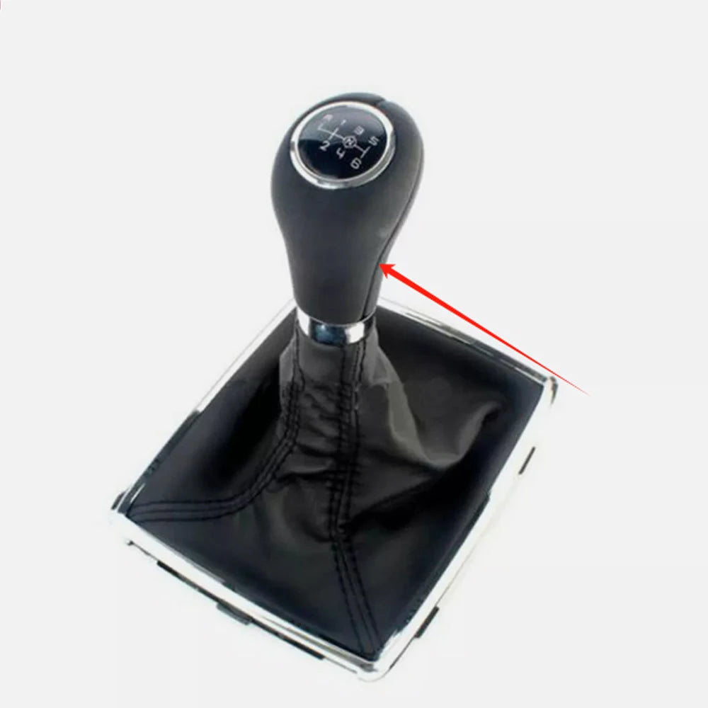 For Mercedes Benz W204 C204 C63 C300 C250 W207 A207 W212 6 Speed Black Frame Gear Shift Knob Lever Gaiter Boot 2008-2014