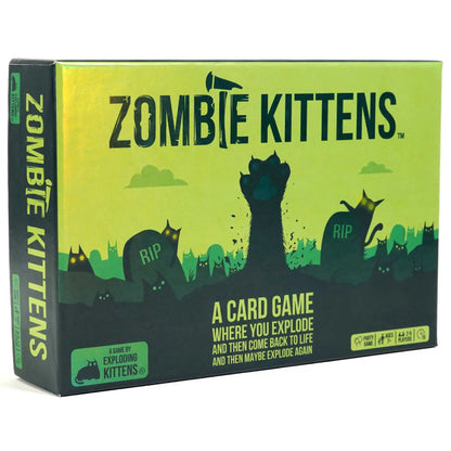 Zombie Kittens Card Game Fun Family Card Games for Adults Teens Kids for Game Night Entertainment 2-5 Playe