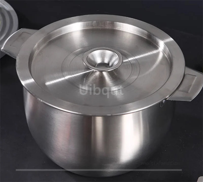 Flat cover wok lid cover Cookware Round Stainless Steel Glass Lid For Frying Pan Cooking Pot Wok With Knob Kitchen food lid