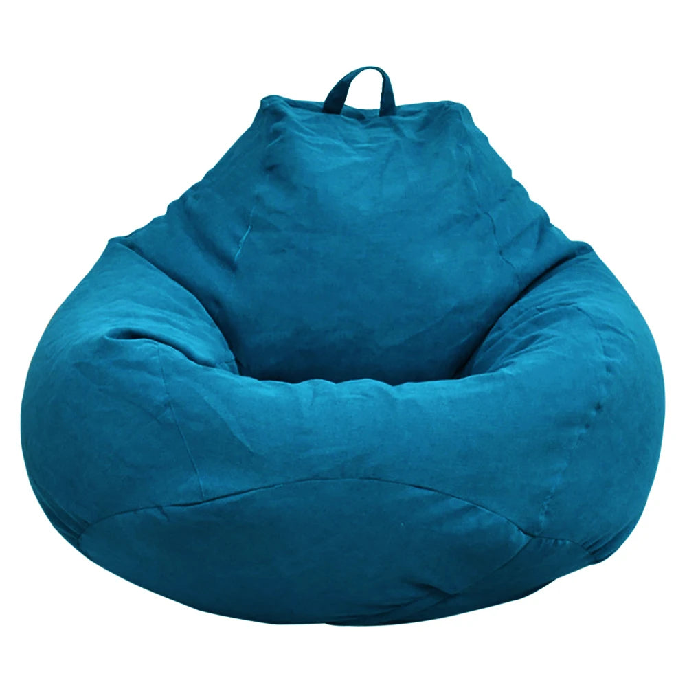 Large Bean Bag Lazy Seat Chair Sofa Cover Couch Soft Fluffy Breathable Adult Child Tatami No padding is included