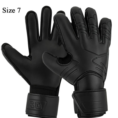 1 Pair Size 5-10 Football Goalkeeper Gloves, Soccer Goalie Gloves, High Performance Anti-slip Wear-resistant Goalkeeper Gloves