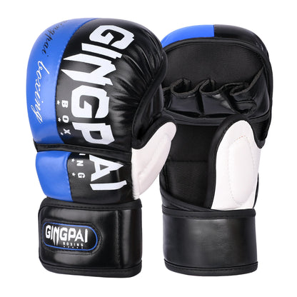 Professional MMA Half-Finger Fighting Boxing Gloves Thickened Sanda Free Fighting Mixed Martial Arts Training Gloves