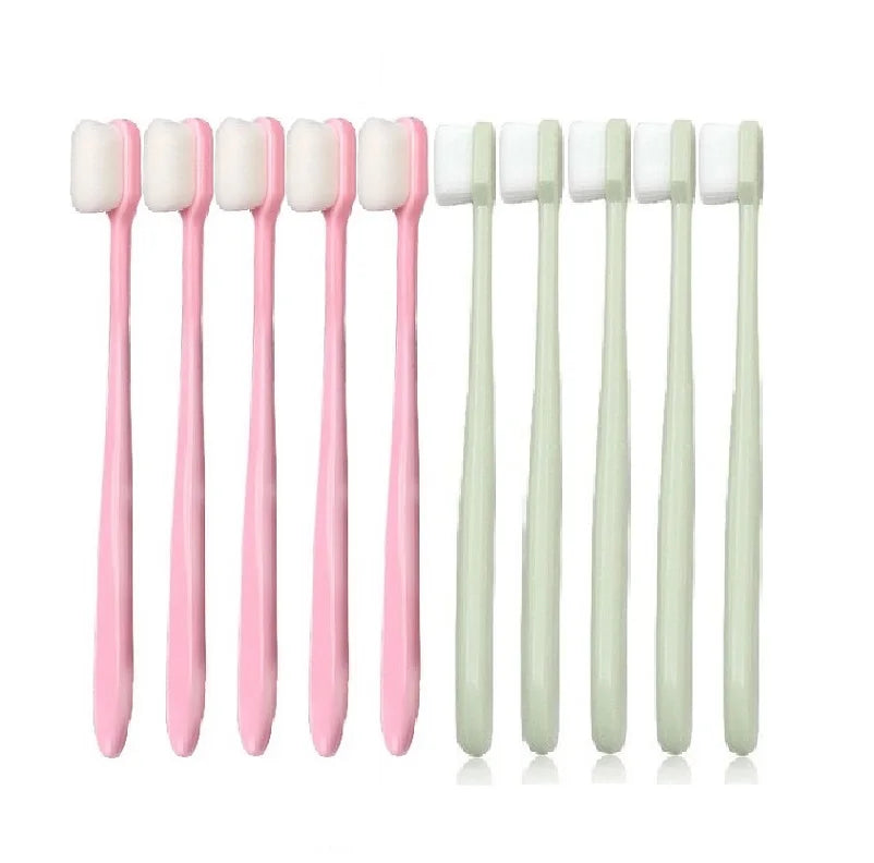 Environmentally Toothbrush Ultra-fine Soft Toothbrush Deep Cleaning soft brush teeth Adult kids Manual Toothbrush For Oral Care