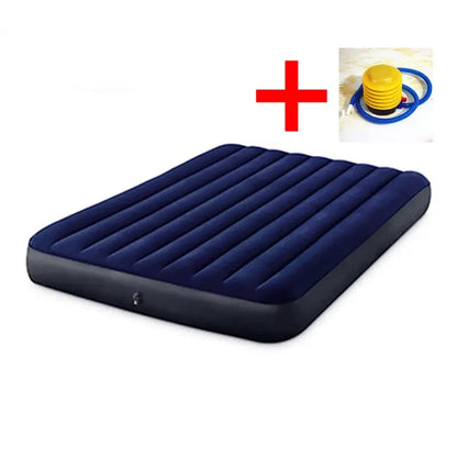 Multifunctional Inflatable Bed Home Outdoor Air Mattress Blue Single Double Pneumatic People Multifunction Mattresses Beds