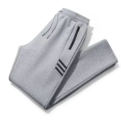 Pure Cotton Sweatpants Straight-Leg Loose-Fit Casual Pants For Men Summer Thin Style Plus Size Autumn/Winter Men's Trousers