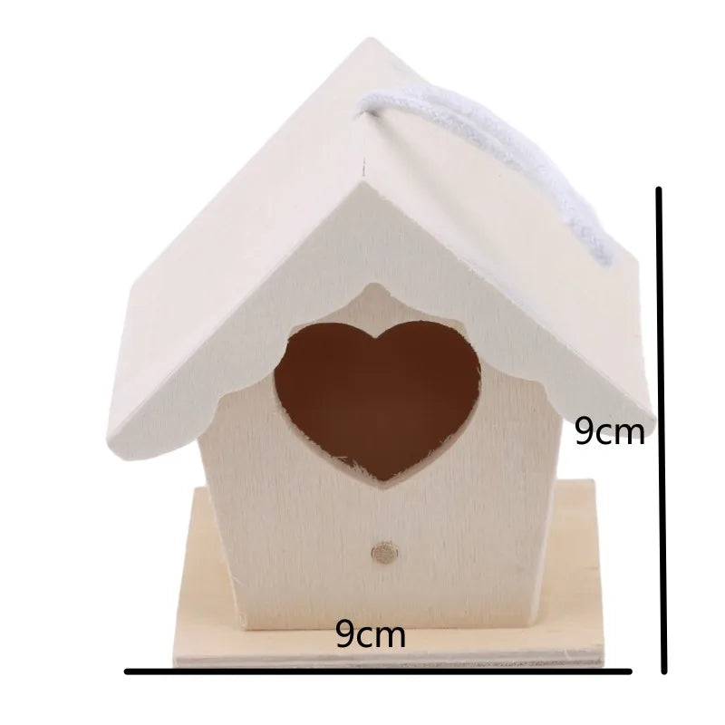 Pet Bird House Parakeet Nest Box Bird House Budgie Wood Breeding Box For Lovebirds Parrotlets Mating Box