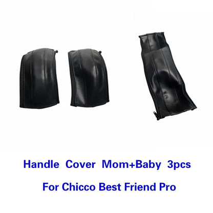 Baby Stroller Leather Handle Cover For Chicco Best Friend Handle Bumper Sleeve Case Bar Protective Covers Pram Accessories