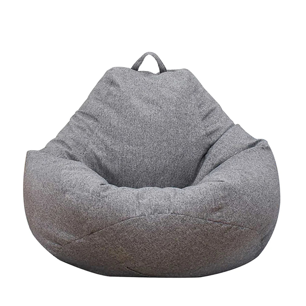 Large Bean Bag Lazy Seat Chair Sofa Cover Couch Soft Fluffy Breathable Adult Child Tatami No padding is included