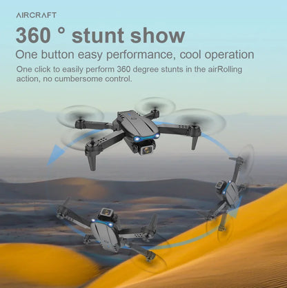 QJ E99 K3 Pro HD 4k Drone Dual Camera High Hold Mode Foldable Mini WIFI Aerial Photography RC Quadcopter Toys Helicopter Dron