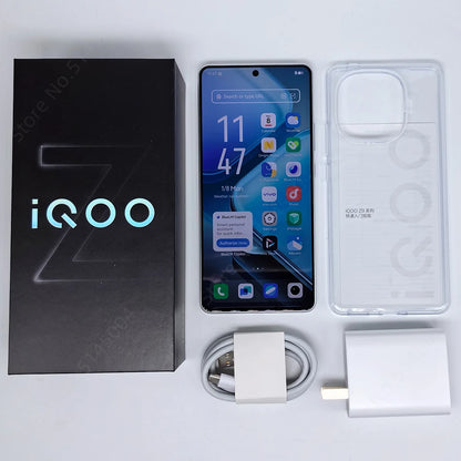 IQOO Z9 5G NFC Snapdragon 7 Gen 3 Octa Core 6.78" 144Hz AMOLED Screen Smartphone 6000mAh Battery 80W Fast Charger 50MP Camera