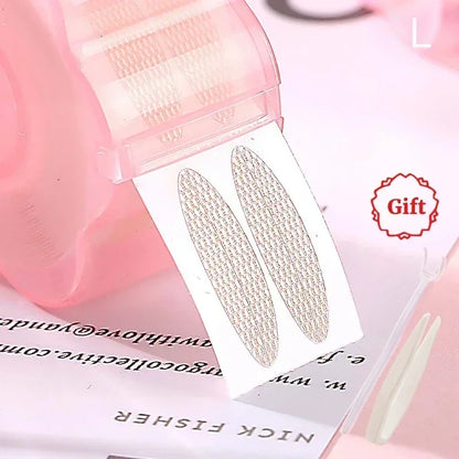 Natural Invisible Double Eyelid Stickers Fold Eyelid Stripes Eyelid Tapes Eye Lift Clear Beige Color Big Eyes Women Beauty Tools