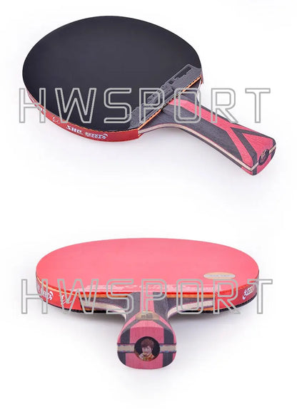 Original DHS 7 Star Table Tennis Racket Offensive 8 Star 9 Star Professional Ping Pong Racket ALC Carbon Paddle