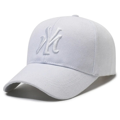 Letter Embroidery Couple Baseball Cap Anti-Sun Adjustable Hip Hop Gorras Breathable Trend Sunscreen and Shading Hat