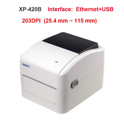 XP-460B/420B 4inch Shipping label/Express/Thermal Barcode Label printer Compatible with shipping label  4x6 inches Label