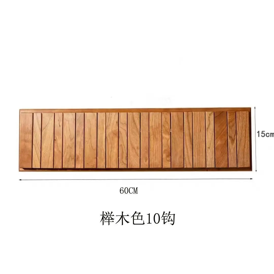 Wood Wall Hook Creative Piano Keys Wall Hanging Plate Coat Rack Doorway Hallway Living Room Hanger Behind the Door Wall Hanging