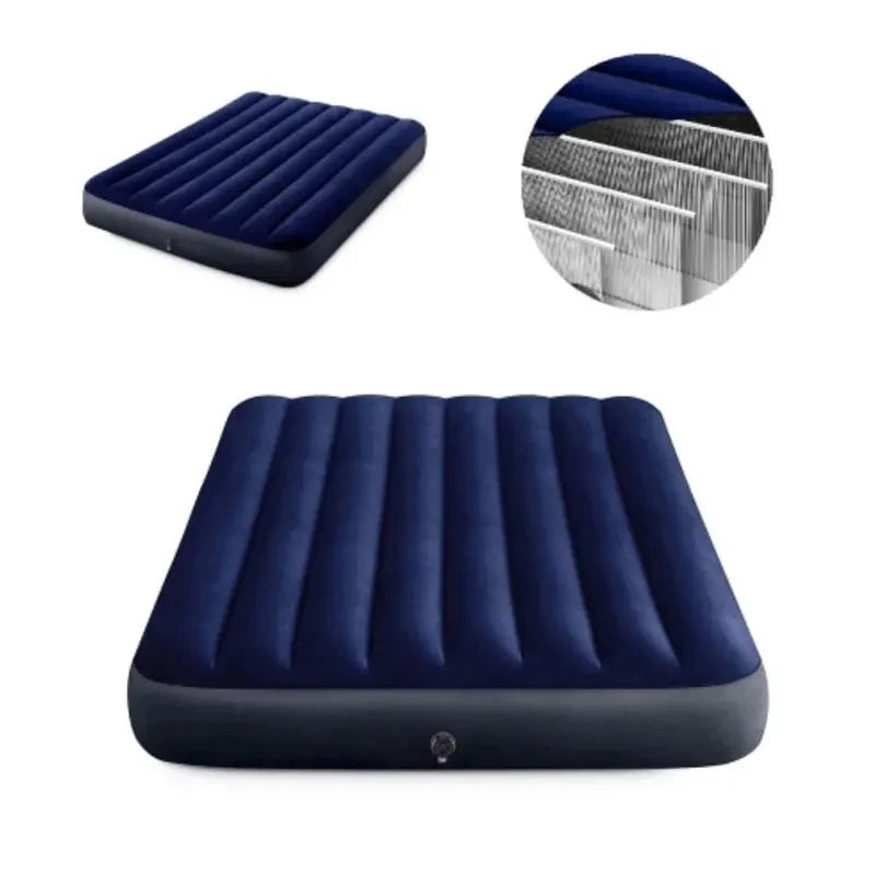 Multifunctional Inflatable Bed Home Outdoor Air Mattress Blue Single Double Pneumatic People Multifunction Mattresses Beds