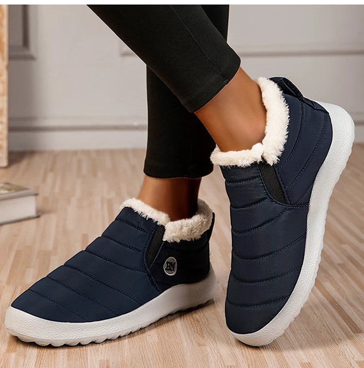 2025 Women Waterproof Shoes Sneakers Winter Plus Size Platform Shoes Flat Platform Sneakers Breathable Outdoor Shoes Woman Mujer