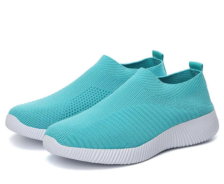 Women Sneakers Slip On Sock Shoes Women Flat Casual Sneaker Women's Sports Shoes Breather Vulcanize Shoes For Women Zapatillas