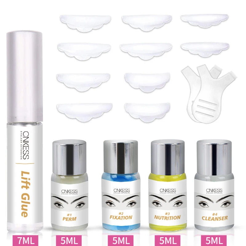 Semi-permanent Brow or Lash Lift and CNKESS Tint Kit Professional Brow Lamination Eyelash Lifting Perming Lashes Dye Eyes Makeup