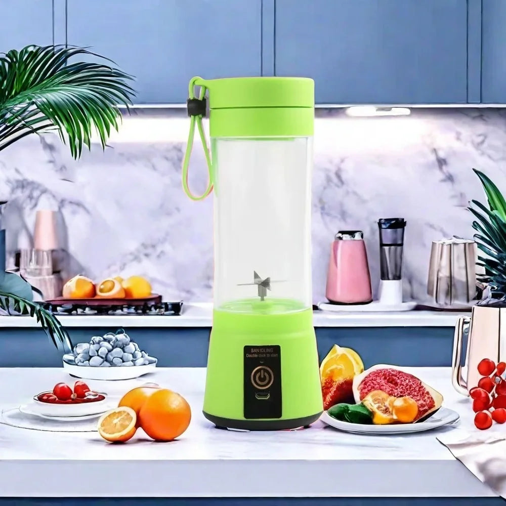 Kitchen Blender Mini Electric Juicer USB Rechargeable Smoothie Milkshake Maker Portable Automatic Fresh Squeezed Fruit Orange