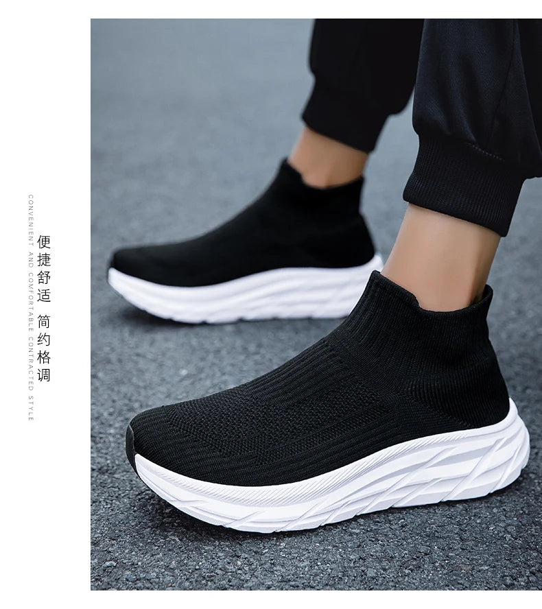 Shoes For Women Designer Sock Shoe Tenis Socks Sneakers Non-slip Thick Soled Zapatillas Breathable Female Light Teni Luxury Shoe