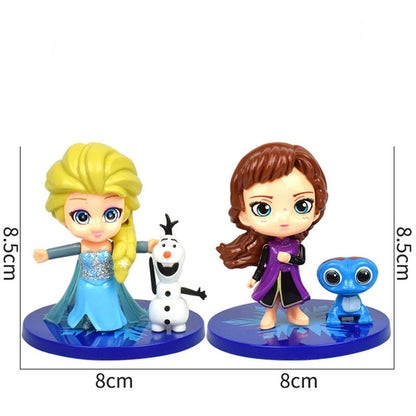 Disney Frozen Theme Cake Decoration Anna Elsa Princess Furnishing Articles Caketopper For Girl Birthday Party Cake Decor Supplie