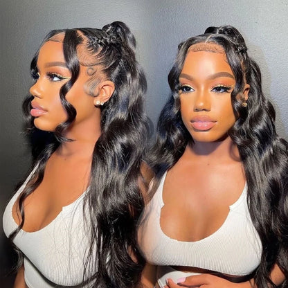 13X6 Body Wave Transparent Lace Front Wigs 13x4  HD Lace Frontal Wig 4x4 Lace Closure Wigs Human Hair Wigs For Women 180%