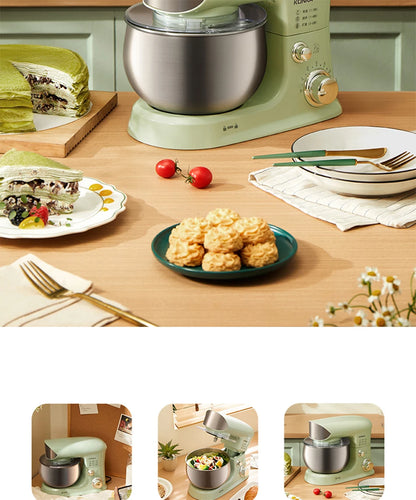 New 2024 Kangjia Chef Machine Home Multifunctional and Noodle Kneading Machine Fully Automatic Egg Beater Mixer 3L Introduction