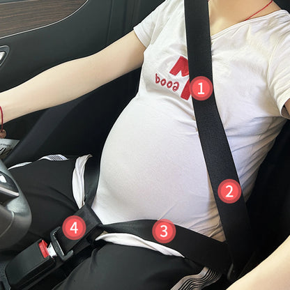 Car Seat Safety Belt for Pregnant Woman Maternity Moms Belly Unborn Baby Protector Adjuster Extender Kit Automotive Accessories