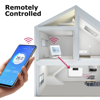 Wireless Thermostat and Hub Controller WiFi Smart Home Zone Heating System for Gas Boiler Water Floor Actuators Central Heating