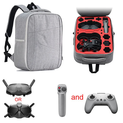 For DJI Avata Backpack Flight Glasses Storage Bag For DJI Avata Remote Control Storage Case