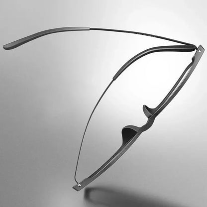 FG High Quality Pure Titanium Men Anti Blue Light Presbyopia Eyewear Reading Glasses with Diopter +1.0 To +4.0