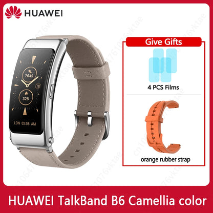 Huawei TalkBand B6 Smart Wristband Bluetooth 5.2 1.53 Inch AMOLED Screen Kirin A1 Processor Call Earphone Talk Band