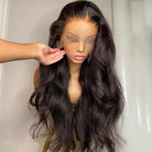 13X6 Body Wave Transparent Lace Front Wigs 13x4  HD Lace Frontal Wig 4x4 Lace Closure Wigs Human Hair Wigs For Women 180%